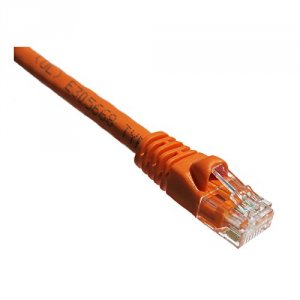 Axiom C6AMB-O15-AX 15ft Cat6a 650mhz Molded Boot Patch Cable - Orange