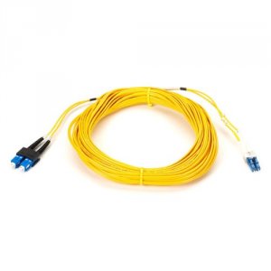 Black EFP310-015M-SCLC 9.0-micron Duplex Fiber Optic Cable