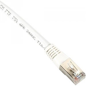 Black EVNSL0605MS-0007 Cat6 Shld Cbl White 7 Feet 24 Awg, Sld,