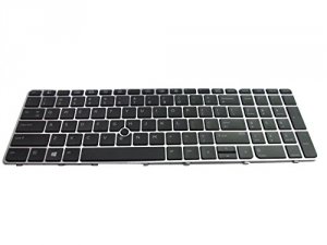 Pc 821157-001 Backlit Keyboard With Pointing Stick - Spill-resistant D