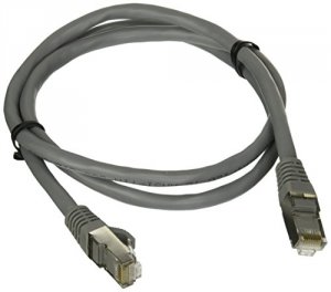 C2g 27240 3ft Cat5e Molded Shielded (stp) Network Patch Cable - Gray