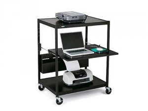 Bretford ECILS1-BK Ec Multimedia Cart 42h X 30w