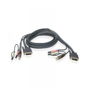 Iogear GCS1782 Dual Link Dvi Kvmp With 71 Sound Cable 3840x2400