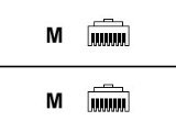 Vertiv ADB0039 Avocent Cyclade Crossover Cable | Serial Adapter | Rj45