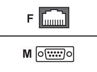 Avocent ADB0210 Rj45 To Db9m St Converter