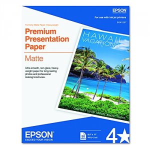 Epson S041257 Paper, ,  Matte, White Letter - 8.50 X 11