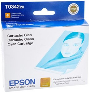 Epson T034220 Ink, , Cyan, 400 Pg Yield