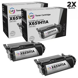 Original Lexmark X651H11A Toner Cartridge - Laser - 25000 Pages - Blac