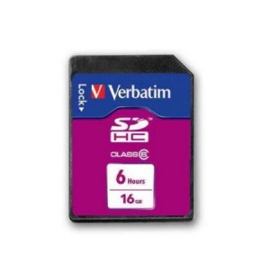 Verbatim 44031 Pro Sdhc Memory Card, , 16gb, 233x, Uhs-1, Class 10, Ta