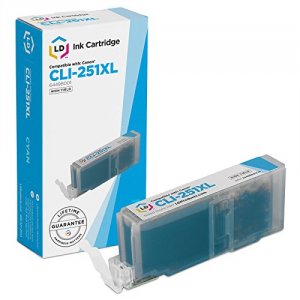 Original Canon 6449B001 Cli-251xl Cyan Ink Tank - Cartridge - For Mg63