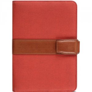 Aluratek AUTC07FR Red Universal Tablet Folio Case