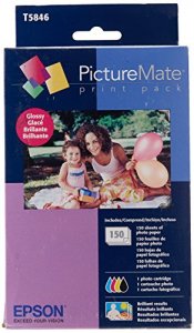 Original Epson T5846 Photo Paper, , Picturemate, Ink Paper, Glossy, 4 