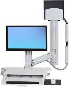 Ergotron 45-270-216 Styleview Sit-stand Combo System With Worksurface