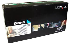 Lexmark 10B041C Cyan Prebate Print Cart C750 Series