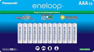 Panasonic BK-4MCCA12BA 12pk Eneloop Aaa Battery