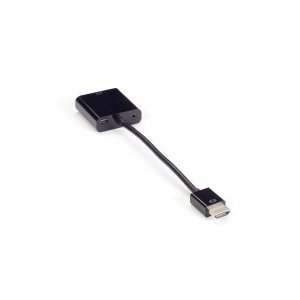 Black VA-HDMI-VGA Video Adapter Hdmi To Vga