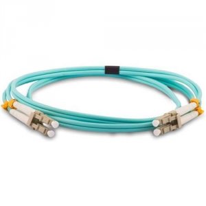 Unirise FJ5GLCLC-02M 2 Meter Om3 10 Gig Fiber Optic Cable, Aqua, Pvc J