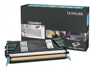 Original Lexmark C5240KH Toner Cartridge - Black -  8000 Pages At 5% C