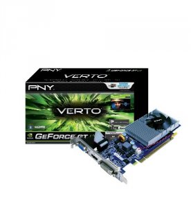 Pny VCGGT4301XPB Geforce 430 1gb Ddr3 Pcie 20 Dvi Vga Hdmi Lp