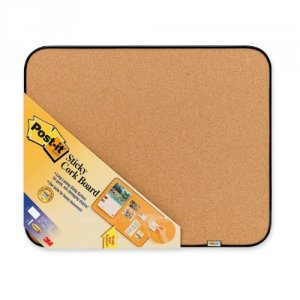 3m 558-BBS Sticky Cork Board With Command