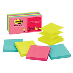 3m MMM R33012AN Post-itreg; Pop-up Notes - Cape Town Color Collection 