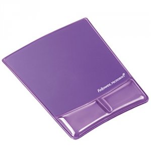 Fellowes 9183501 Mousepad Wrist Support W Microban Purp