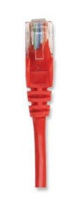 Intellinet 338394 5 Ft Red Cat5e Snagless Patch Cable