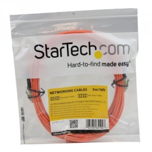 Startech RZ4400 .com 5m Fiber Optic Cable - Multimode Duplex 50125 - O