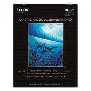 Epson S045486 Exhibition Watercolor Paper Textured