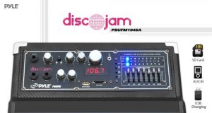 Pyle PSUFM1045A Disco Jam 2-way  Spkr Syst      Powered 1000watt W Dj 