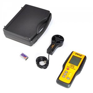 Pyle PMA90 Anemometer And Thermometer For Air Velocity Air Flow Temper