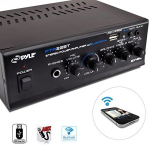 Pyle PTA22BT Pro(r)  40-watt X 2 Mini Blue Series Bluetooth(r) Stereo 