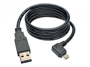 Tripp UR05C-003-RB Reversible Usb Charge Cable A To Right Angle 5-pin 