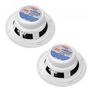 Pyle PLMR605W 6.5-inch 2-way Dual Cone Marine Speakers - 400w