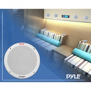 Pyle PLMR605W 6.5-inch 2-way Dual Cone Marine Speakers - 400w