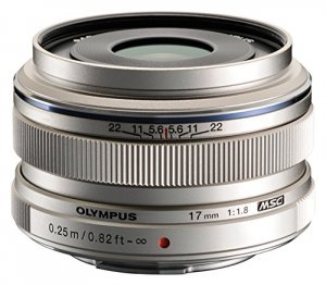 Olympus V311050BU000 M.zuiko Digital - Wide-angle Lens - 17 Mm - F1.8 