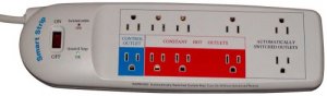 Bits LCG-3MVR Energy Saving Smart Strip, Power Strip. 4380 Joules - 10