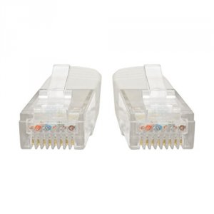 Tripp N200-020-WH Cat6 Cat5e Gigabit Molded Patch Cable Rj45 Mm 550mhz