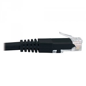 Tripp N200-035-BK Premium Cat55e6 Gigabit Molded Patch Cable, 24 Awg, 