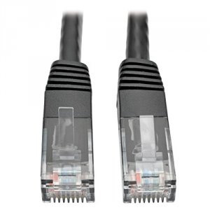 Tripp N200-035-BK Premium Cat55e6 Gigabit Molded Patch Cable, 24 Awg, 