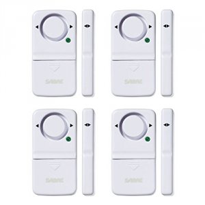 Sabre HSDWA4 Wireless Home Security Door Window Burglar Alarm W 120 Db