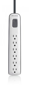 Belkin BV106000-2.5 6out Surge Protectr 2.5ft Cord