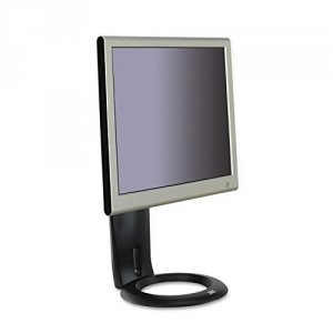 3m MS110MB Monitor Stand Desktop Black Up To 16lbs