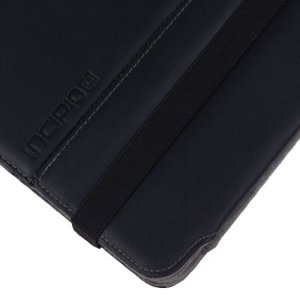 Ipio IPAD-204 Kickstand Ipad 2 Leather Case - Black With Light Gray Li