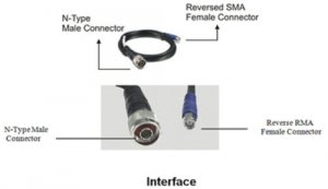 Trendnet Q72726 Tew-l202 2 Meters Lmr200 Reverse Sma To N-type Cable