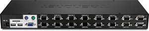 Trendnet  16-port Usb-ps-2 Rack Mount Kvm Switch - 16 X 1 - 16 X Hd-15