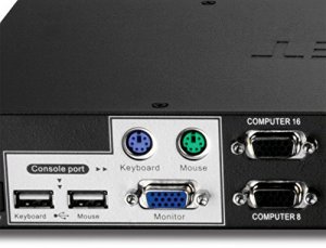 Trendnet  16-port Usb-ps-2 Rack Mount Kvm Switch - 16 X 1 - 16 X Hd-15