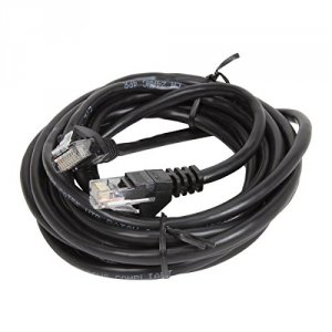 Belkin A3L791-100-BLK 100ft Cat5e Patch Cable, Utp, Black Pvc Jacket, 