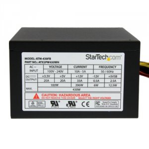 Startech ATX2PW430WH 430w Atx12v 80 Plus Active Pfc Power Supply