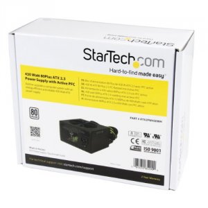 Startech ATX2PW430WH 430w Atx12v 80 Plus Active Pfc Power Supply